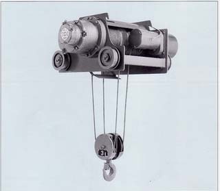 รอกสลิงไฟฟ้า HITACHI รุ่น DOUBLE-RAIL TYPE HOIST